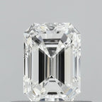 Diamante Naturale Taglio Smeraldo 0.5ct VG/VG F VVS1 - IGI - 5.45x3.84x2.74mm