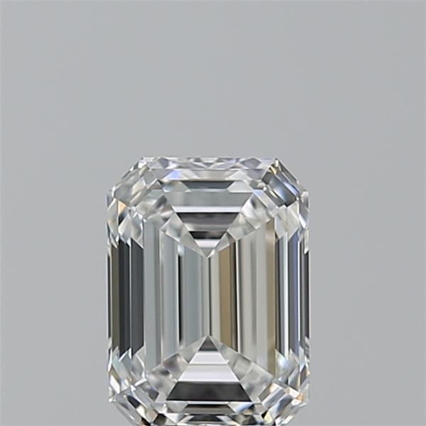 Diamante Naturale Taglio Smeraldo 0.81ct EX/EX E VVS1 - GIA - 6.13x4.44x3.04mm