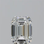 Diamante Naturale Taglio Smeraldo 0.81ct EX/EX E VVS1 - GIA - 6.13x4.44x3.04mm