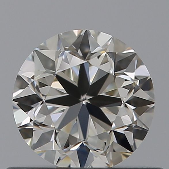 Diamante Naturale Taglio Brillante 0.5ct G/VG/EX J VVS2 - GIA - 4.86x4.93x3.21mm