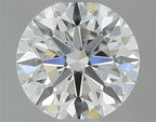 Diamante Naturale Taglio Brillante 0.53ct 3EX F VVS2 - IGI - 5.12x5.14x3.23mm