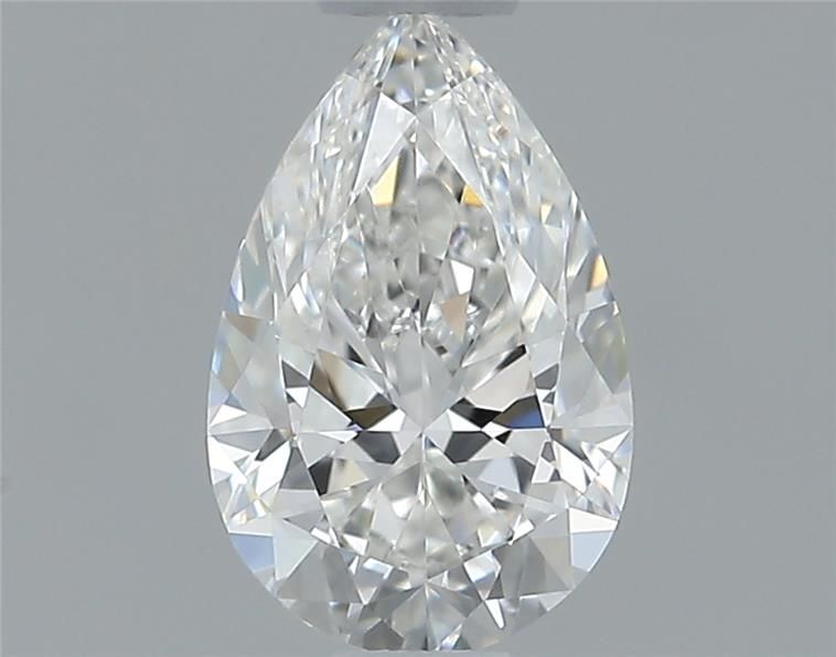 Diamante Naturale Taglio Goccia 0.39ct EX/EX F VVS2 - GIA - 6.31x4.05x2.59mm