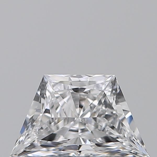 Diamante Naturale Taglio Trapezio 0.5ct VG/EX D IF - GIA - 6.96x4.12x2.71mm