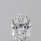 Diamante Naturale Taglio Ovale 1.01ct EX/EX D IF - GIA - 7.54x5.5x3.59mm