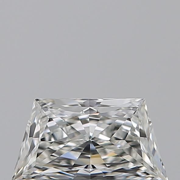 Diamante Naturale Taglio Trapezio 0.53ct EX/EX G IF - GIA - 7.18x3.84x2.54mm