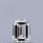 Diamante Naturale Taglio Smeraldo 0.4ct VG/EX F VS1 - GIA - 4.93x3.61x2.34mm