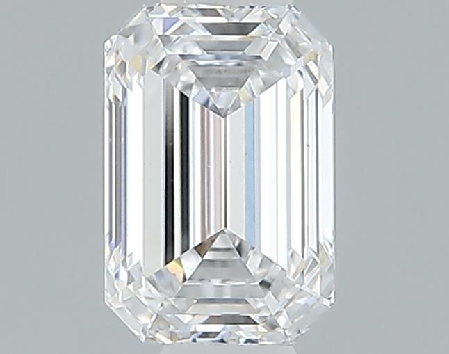 Diamante Naturale Taglio Smeraldo 0.51ct VG/EX D VS1 - GIA - 5.45x3.69x2.52mm