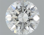 Diamante Naturale Taglio Brillante 0.5ct VG/EX/EX E VS2 - IGI - 4.93x4.99x3.17mm