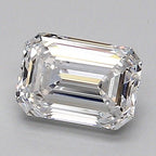 Diamante Naturale Taglio Smeraldo 1ct VG/EX D VS1 - GIA - 6.69x4.7x3.19mm