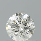 Diamante Naturale Taglio Brillante 0.36ct 3EX H IF - IGI - 4.53x4.57x2.86mm