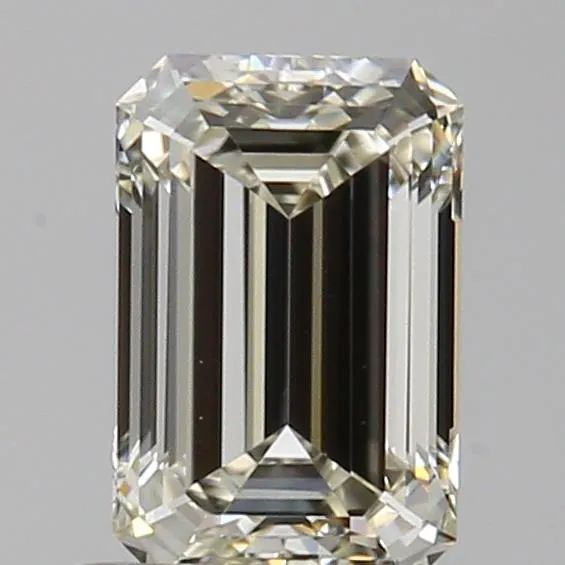 Diamante Naturale Taglio Smeraldo 0.8ct VG/EX J VS1 - GIA - 6.03x4.36x3.01mm