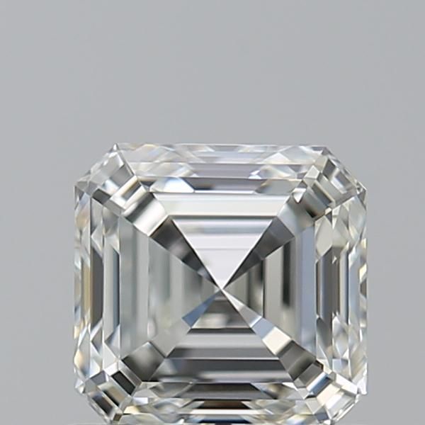 Diamante Naturale Taglio Asscher 0.9ct VG/EX H VVS1 - GIA - 5.33x5.25x3.51mm