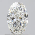 Diamante Naturale Taglio Ovale 0.6ct VG/EX G VVS1 - GIA - 6.97x4.42x2.75mm