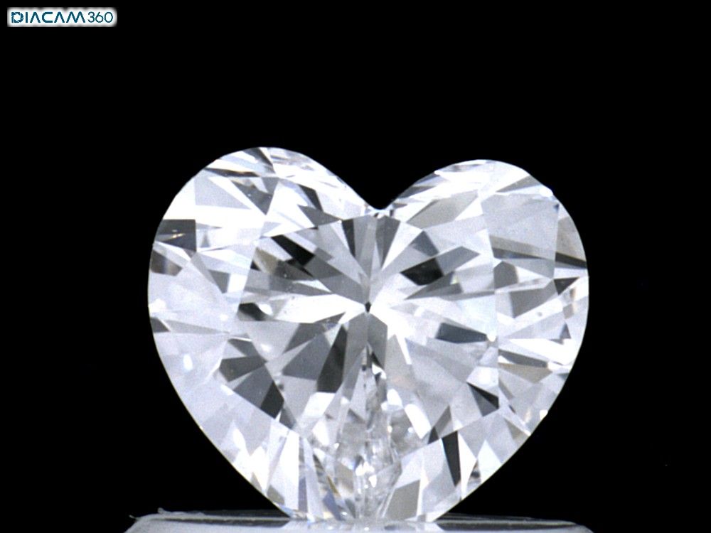 Diamante Naturale Taglio Cuore 0.68ct G/VG D VVS1 - GIA - 5.5x6.01x3.43mm