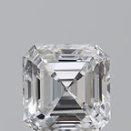 Diamante Taglio Smeraldo Quadrato 1ct G/VG E VVS2 - GIA - 5.57x5.48x3.71mm