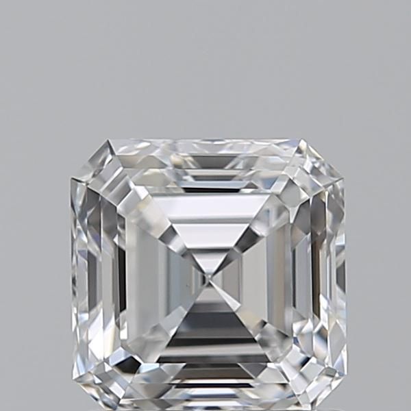 Diamante Taglio Smeraldo Quadrato 1ct G/VG E VVS2 - GIA - 5.57x5.48x3.71mm