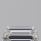 Diamante Naturale Taglio Trapezio 0.32ct EX/EX E VVS1 - GIA - 7.04x2.78x1.81mm