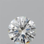 Diamante Naturale Taglio Brillante 0.5ct 3EX F VVS1 - IGI - 5.18x5.22x3.06mm