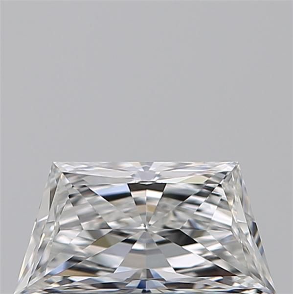 Diamante Naturale Taglio Trapezio 0.56ct EX/EX F VVS2 - GIA - 7.34x3.74x2.47mm