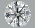 Diamante Naturale Taglio Brillante 0.5ct 3EX D VS2 - IGI - 5.03x5.05x3.18mm