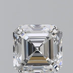 Diamante Taglio Smeraldo Quadrato 1ct VG/EX E VVS1 - GIA - 5.51x5.51x3.71mm