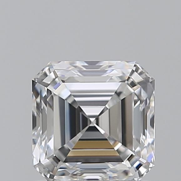 Diamante Taglio Smeraldo Quadrato 1ct VG/EX E VVS1 - GIA - 5.51x5.51x3.71mm