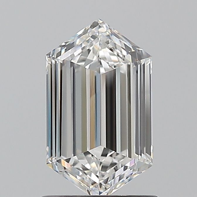 Diamante Naturale Taglio Esagonale 1ct VG/VG E VVS1 - GIA - 8.62x5.01x2.73mm