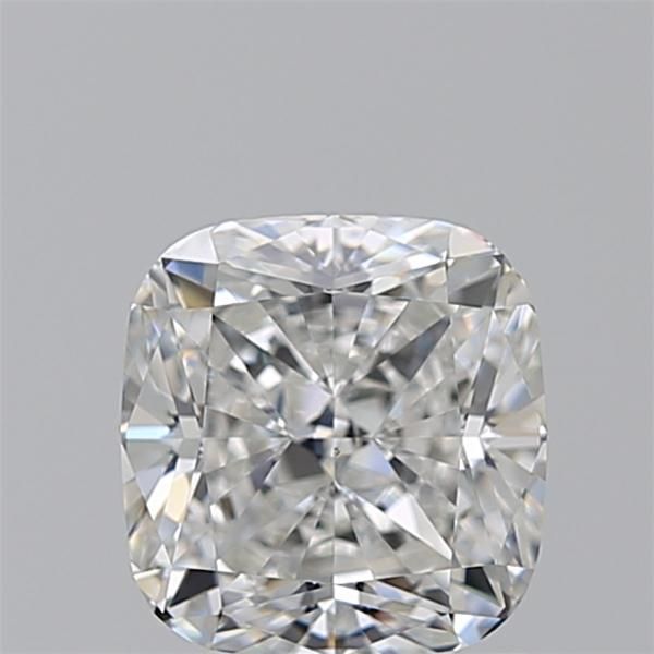 Diamante Taglio Cushion Brillante 1.57ct EX/EX F VS1 - GIA - 6.66x6.38x4.3mm