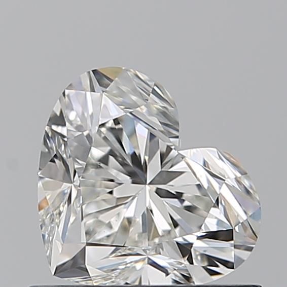 Diamante Naturale Taglio Cuore 0.75ct EX/EX H VS1 - GIA - 5.37x6.31x3.75mm
