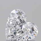 Diamante Naturale Taglio Cuore 1.01ct EX/EX D VVS1 - GIA - 6.32x7.04x3.84mm