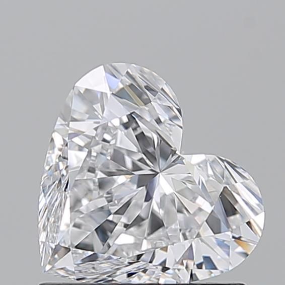 Diamante Naturale Taglio Cuore 1.01ct EX/EX D VVS1 - GIA - 6.32x7.04x3.84mm