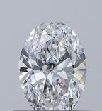 Diamante Naturale Taglio Ovale 0.45ct EX/EX D IF - GIA - 6.35x4.44x2.58mm