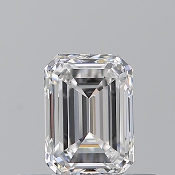 Diamante Naturale Taglio Smeraldo 0.5ct EX/EX E VVS2 - GIA - 5.13x3.71x2.59mm