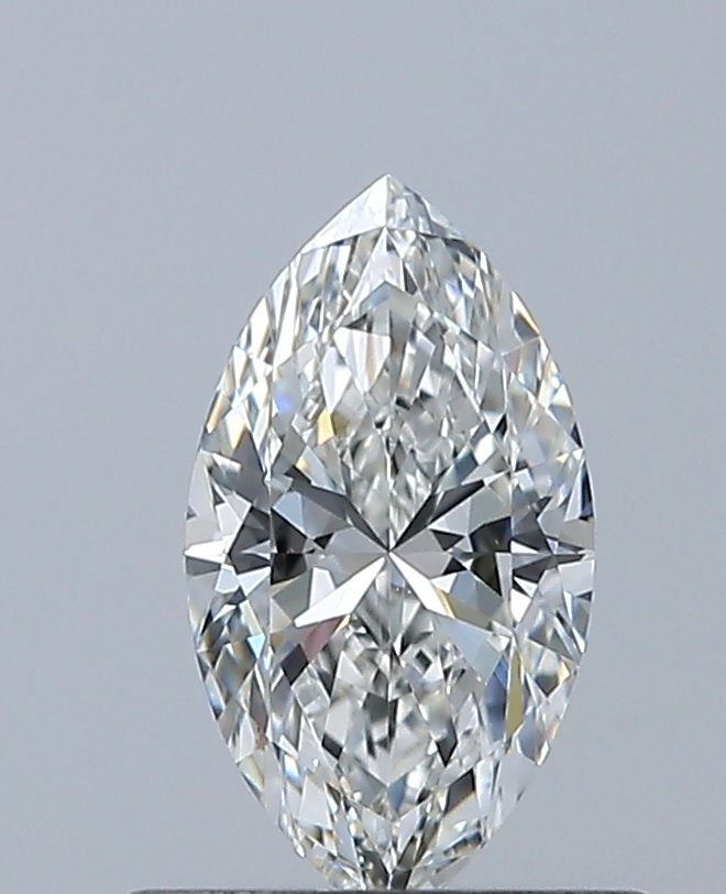 Diamante Naturale Taglio Marquise 0.6ct EX/EX H VVS2 - GIA - 8.14x4.41x2.86mm