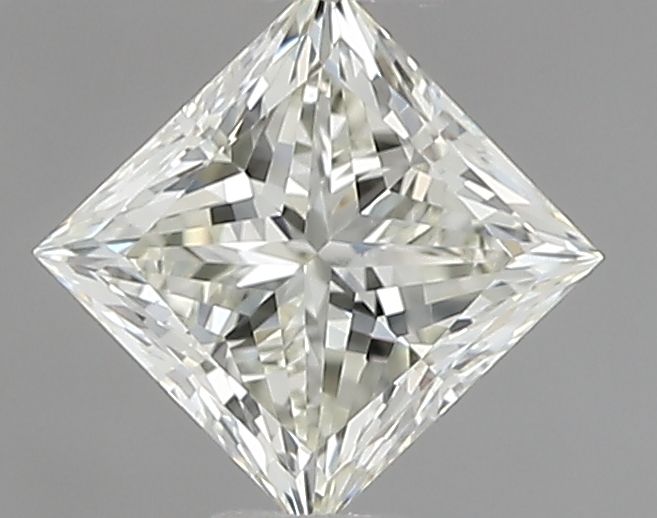 Diamante Naturale Taglio Princess 0.54ct G/EX J VS1 - IGI - 4.45x4.34x3.22mm