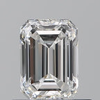 Diamante Naturale Taglio Smeraldo 0.7ct VG/VG F VVS2 - GIA - 5.94x4.23x2.81mm