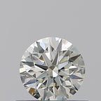 Diamante Taglio Brillante 0.5ct EX/VG/EX H VVS2 - IGI - 5.03x5.08x3.16mm