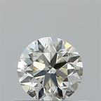 Diamante Naturale Taglio Brillante 0.5ct VG/VG/EX I VVS2 - IGI - 4.93x4.99x3.2mm