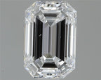 Diamante Naturale Taglio Smeraldo 0.51ct VG/EX D VS2 - GIA - 5.68x3.82x2.46mm