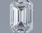 Diamante Naturale Taglio Smeraldo 0.42ct G/VG D VS1 - GIA - 4.98x3.51x2.42mm