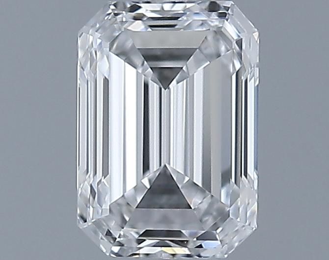 Diamante Naturale Taglio Smeraldo 0.42ct G/VG D VS1 - GIA - 4.98x3.51x2.42mm
