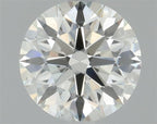 Diamante Naturale Taglio Brillante 0.71ct 3EX H VS1 - IGI - 5.7x5.72x3.53mm
