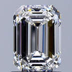Diamante Naturale Taglio Smeraldo 1.41ct EX/EX F VS2 - GIA - 7.53x5.3x3.58mm