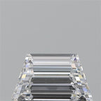 Diamante Naturale Taglio Trapezio 0.5ct EX/EX D VS1 - GIA - 6.42x3.76x2.49mm