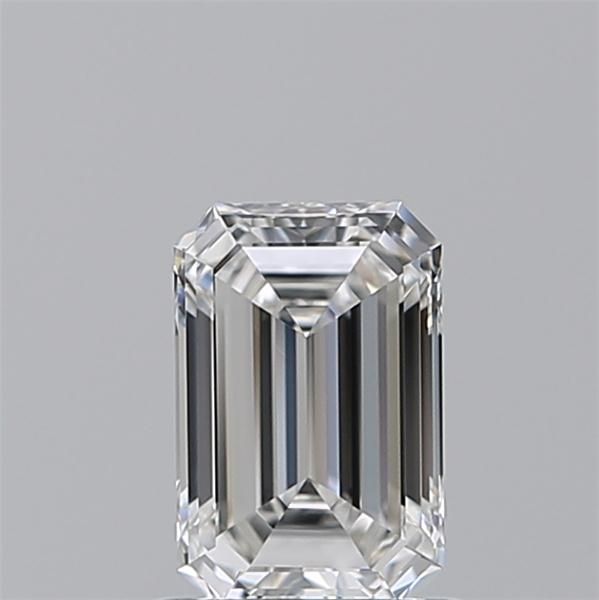 Diamante Naturale Taglio Smeraldo 0.9ct EX/EX E VVS2 - IGI - 7.11x4.66x2.83mm