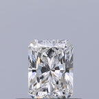 Diamante Naturale Taglio Radiant 0.41ct EX/EX D VVS2 - GIA - 5.07x3.75x2.56mm