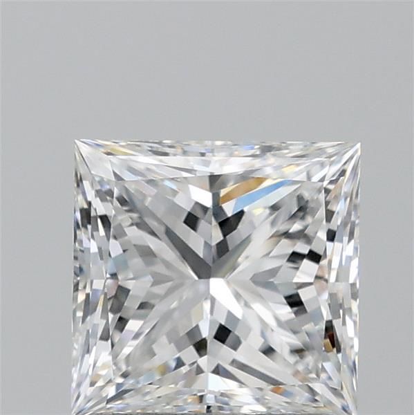 Diamante Naturale Taglio Princess 1.2ct VG/EX E VVS2 - GIA - 6.0x5.87x4.09mm