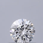 Diamante Naturale Taglio Brillante 0.33ct 3EX D VVS2 - IGI - 4.43x4.45x2.75mm