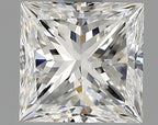 Diamante Naturale Taglio Princess 1ct G/VG G VS2 - GIA - 5.58x5.44x4.1mm