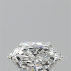 Diamante Naturale Taglio Esagonale 0.3ct VG/EX F VVS2 - GIA - 6.44x3.4x2.08mm